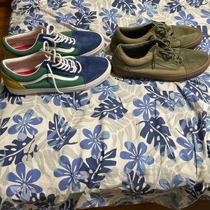 Old Skool Vans Two Pairs in Good Condition ( Size 13 )